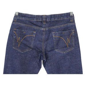 Wet Seal Jeans Juniors Size 7 Low Rise Flare Bootcut Stretch Blue Denim